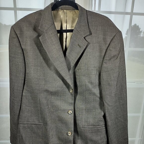 Jhane Barnes Other - Jhane Barnes Brown To Olive Suit Jacket/Blazer Size 44R